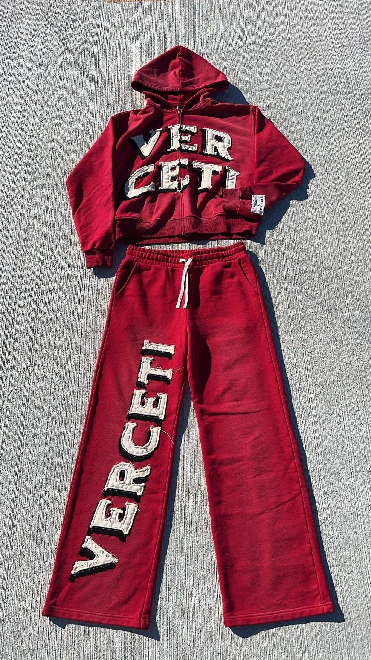 VERCETI "Crimson Red" Tracksuit