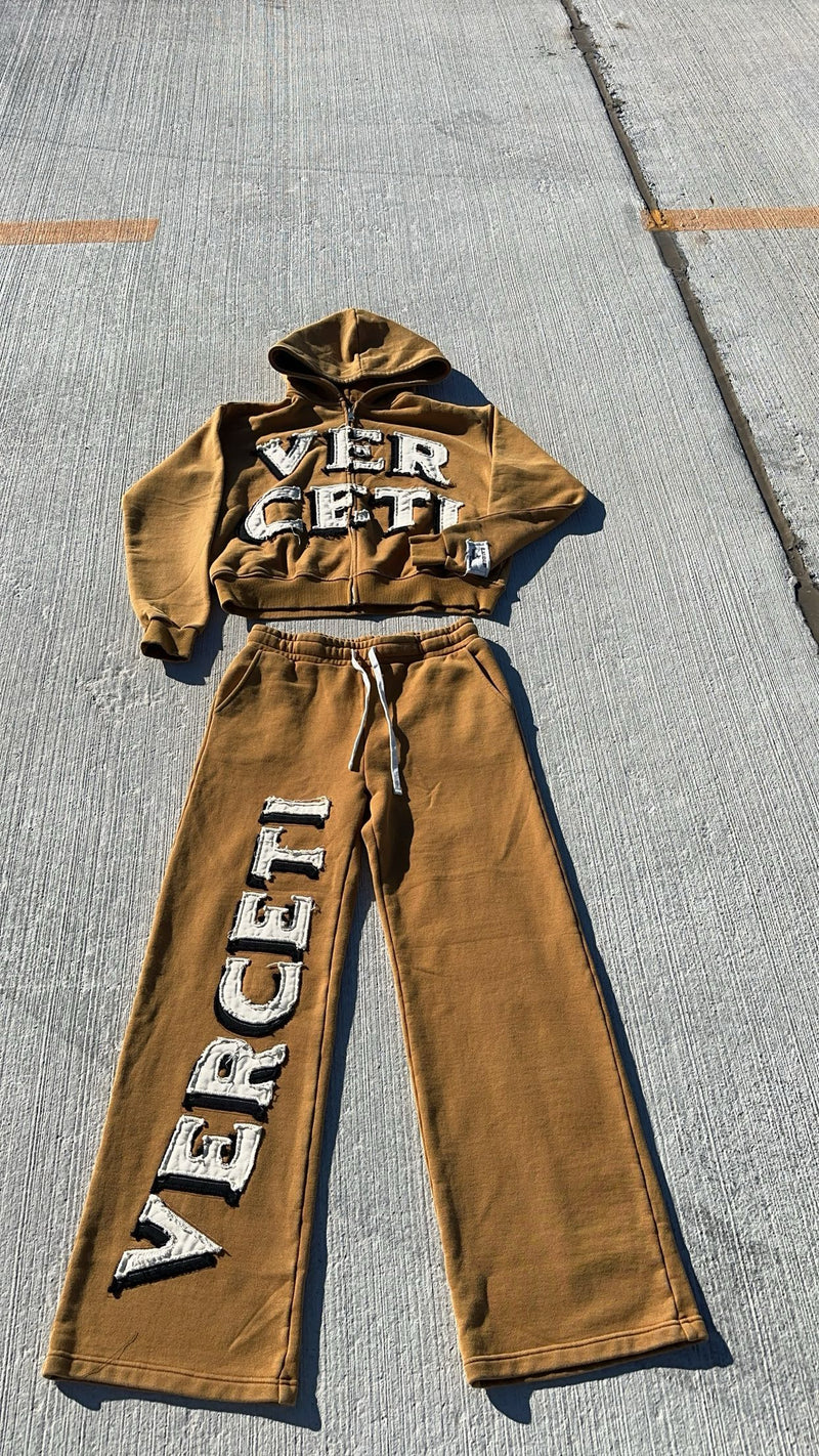 VERCETI "Mustard Brown" Tracksuit