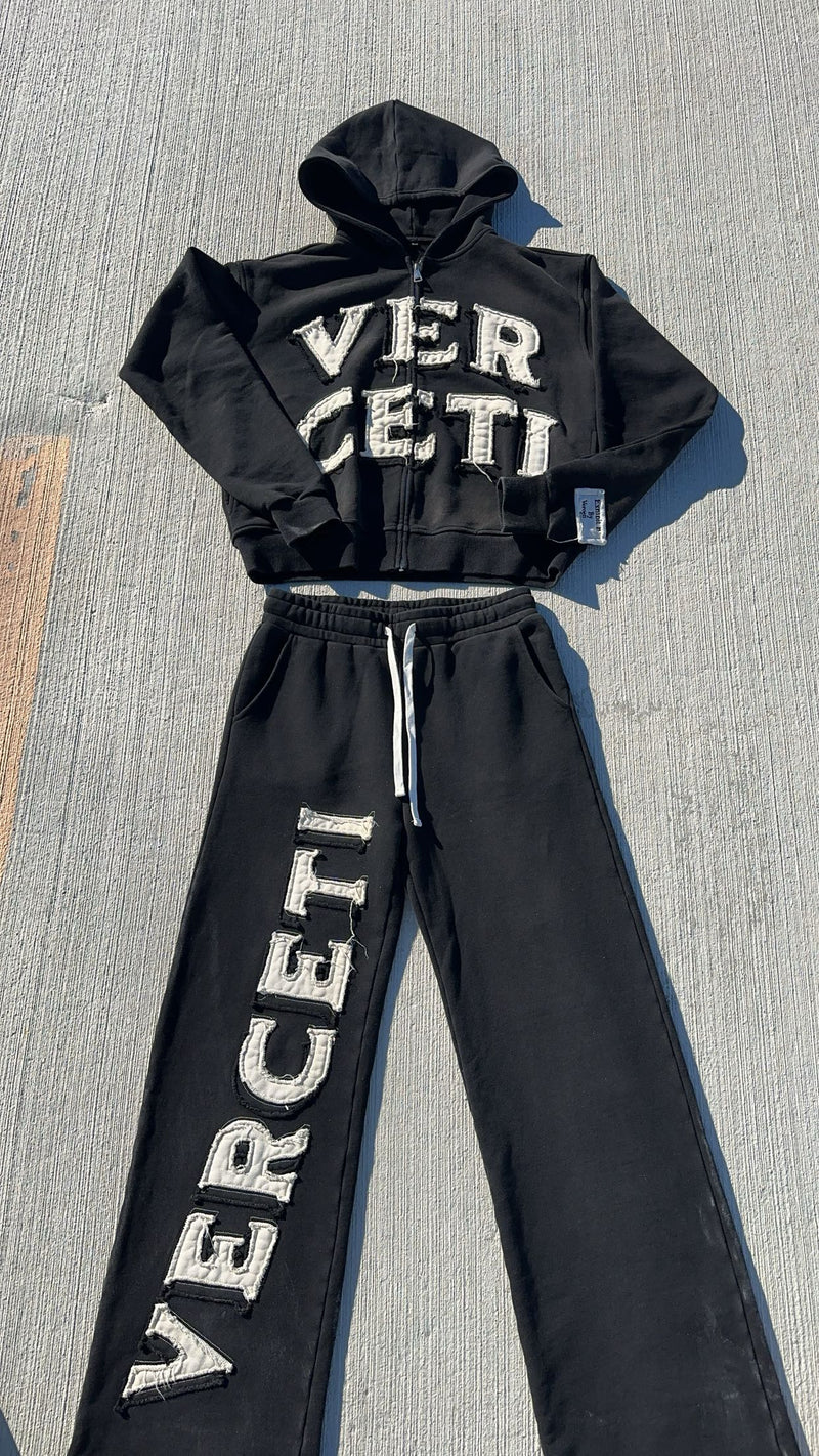 VERCETI "Charcoal Black" Tracksuit