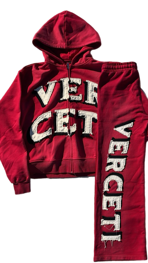 VERCETI "Crimson Red" Tracksuit