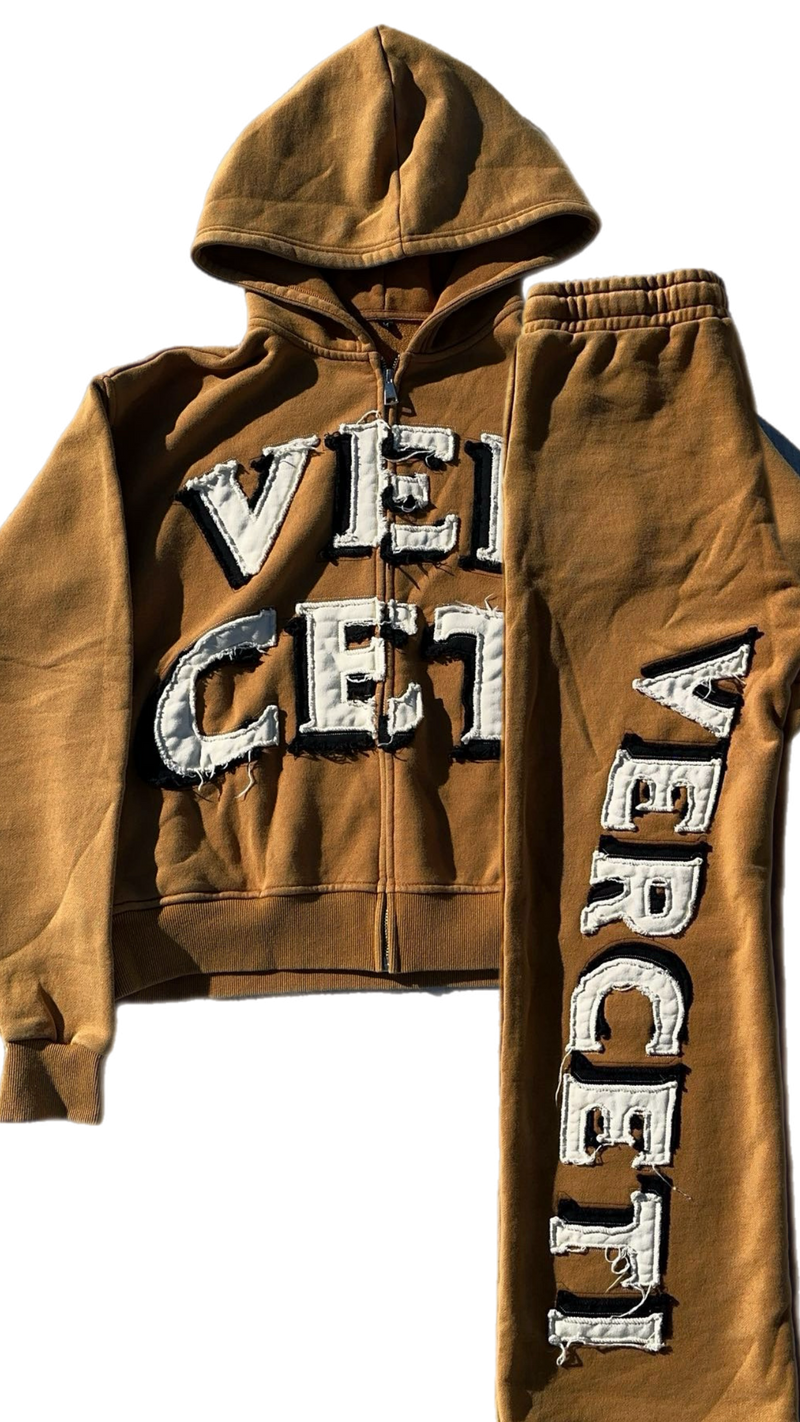 VERCETI "Mustard Brown" Tracksuit